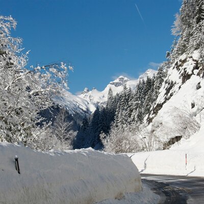 Die Straße ins Hornbachtal