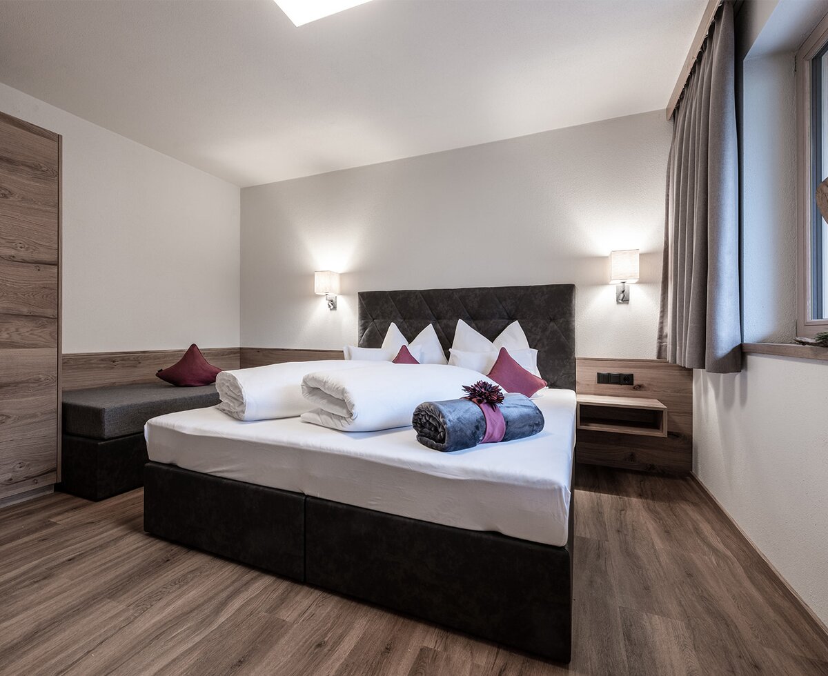 Schlafzimmer Gartenblick