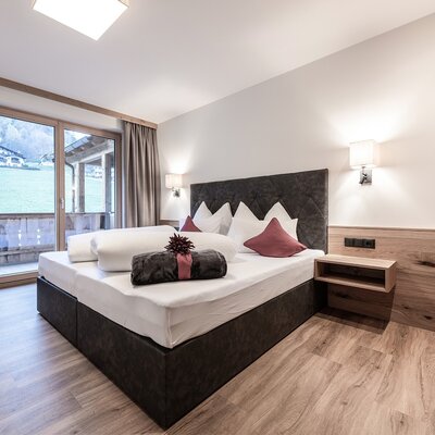 Schlafzimmer Bergblick