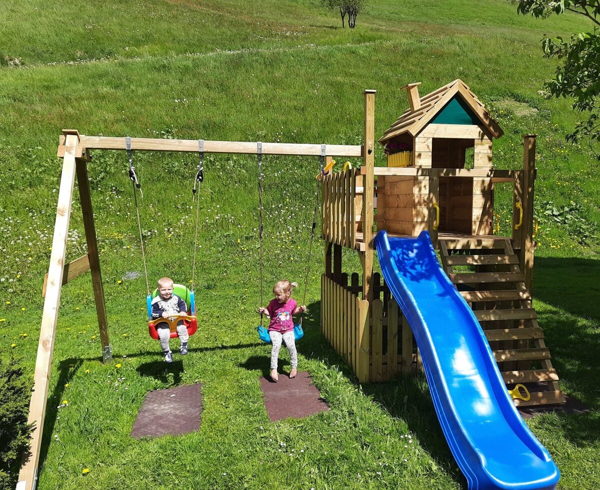 beim Schaukeln