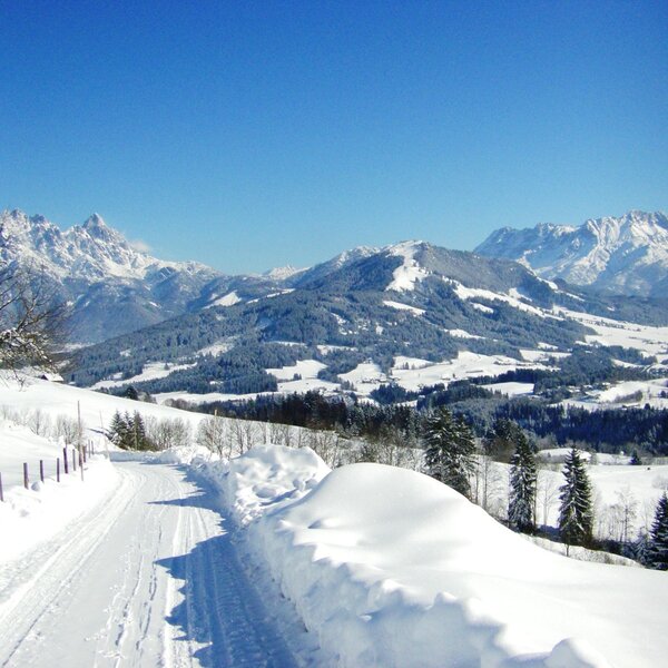 100 km präparierte Winterwanderwege im Pillerseetal