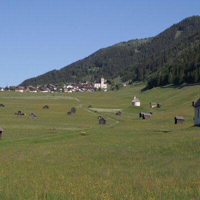 Dorfansicht von Bergen