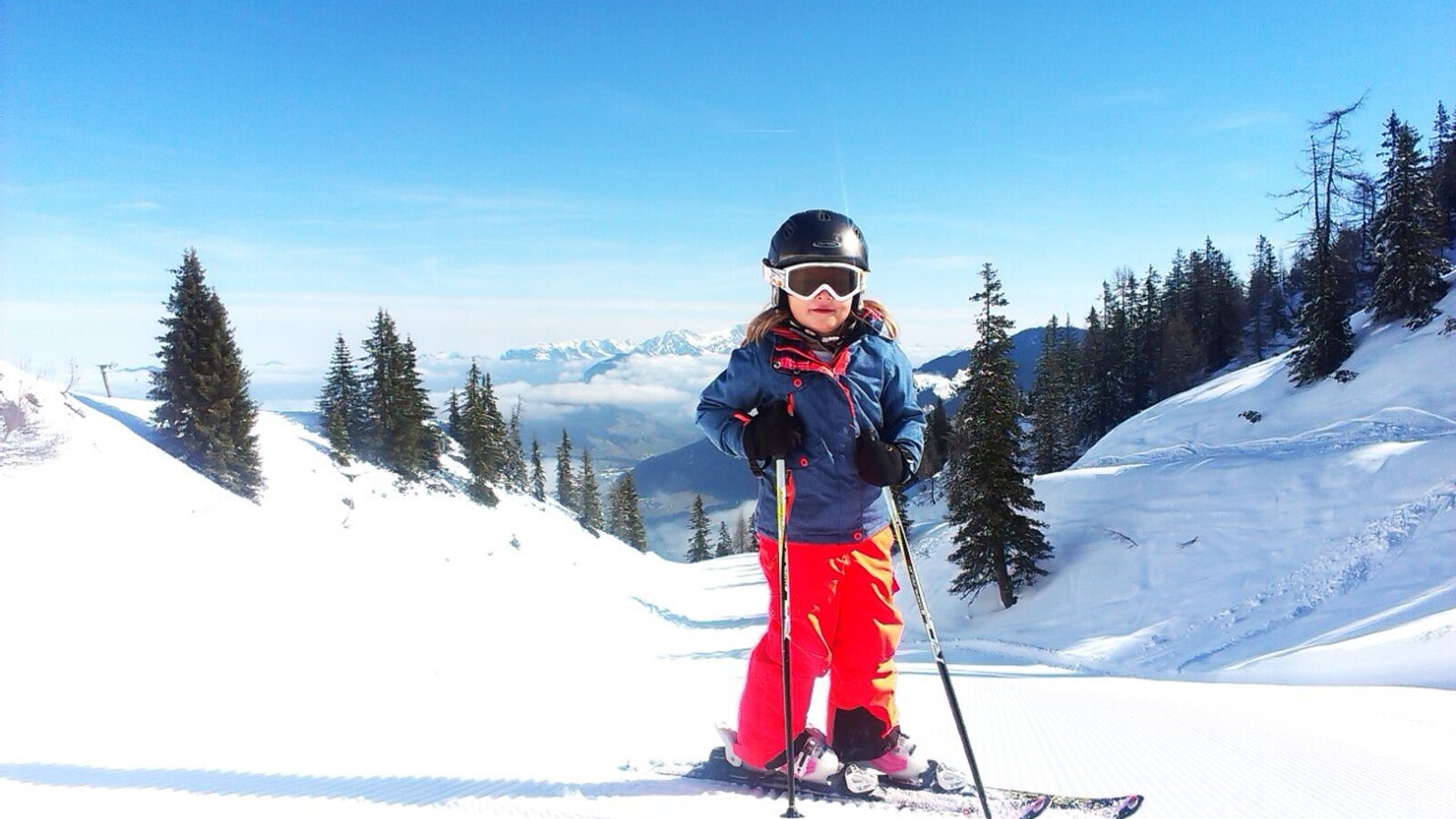 Skifahren im Ski Juwel