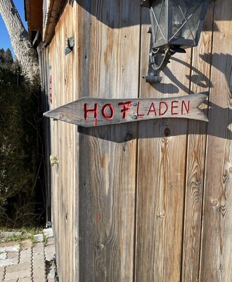 Unser kleiner Hofladen ist 24/7 geöffnet