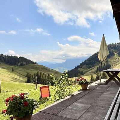 Terrasse mit Ausblick