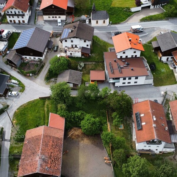 Luftbild von unserem Hof