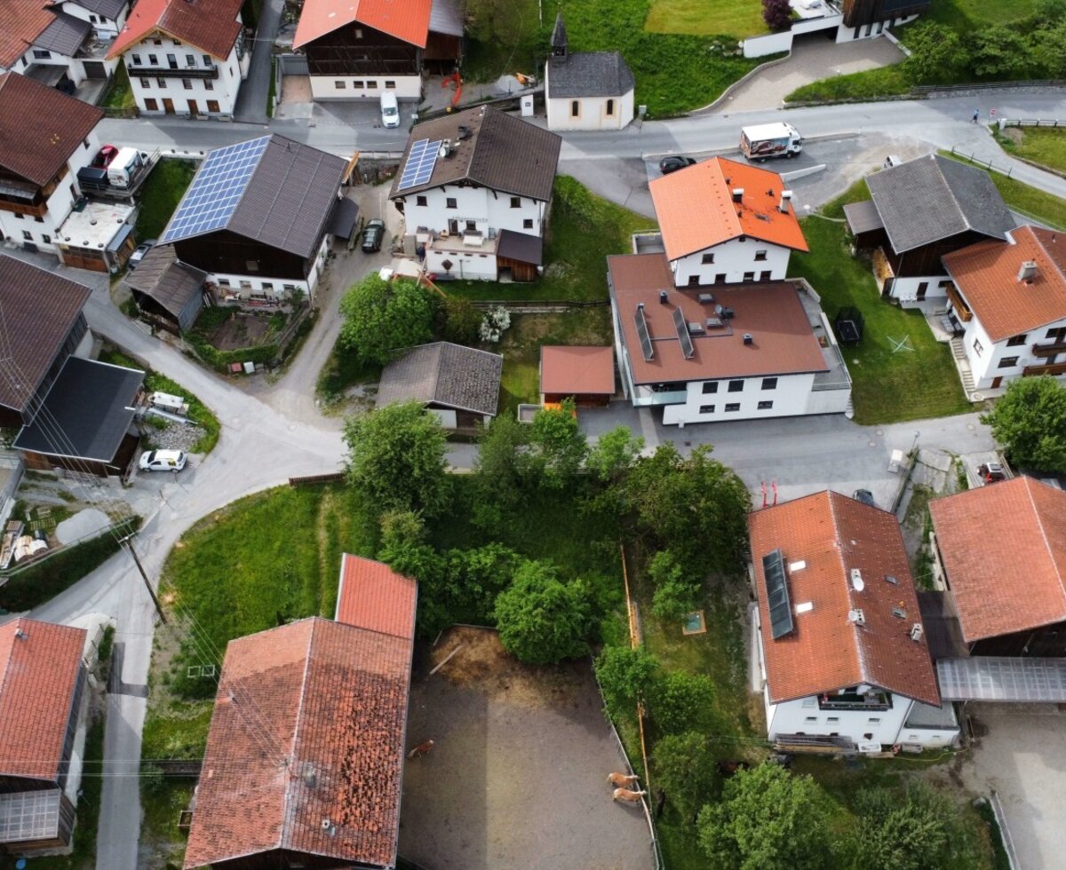 Luftbild von unserem Hof