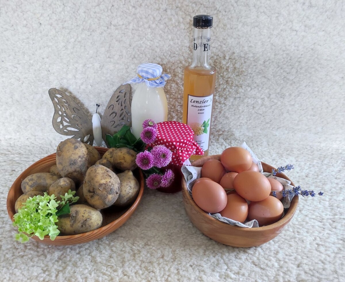 Unsere Hofprodukte - Milch, Eier, Kartoffeln, Marmeladen und Sirup