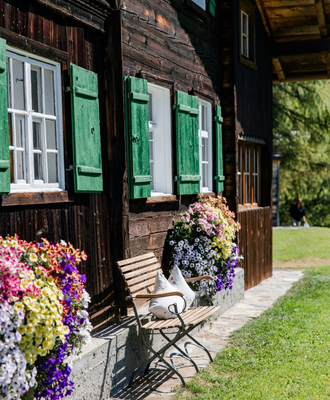 Urlaub auf der Alm. Urlaub auf der Alpe.