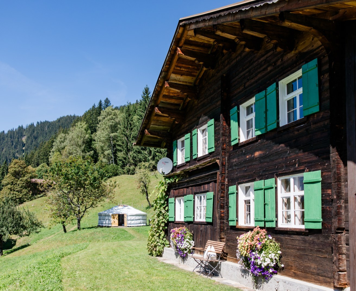Almhütte im Montafon zu vermieten. Maisäß Silbertal. Auszeit auf der Alpe.