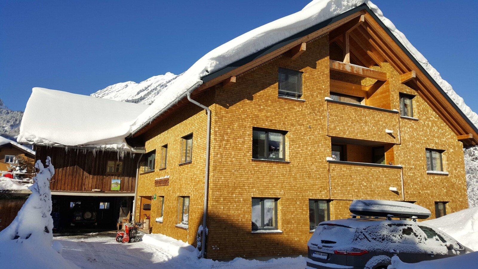 Winter in den Bergen