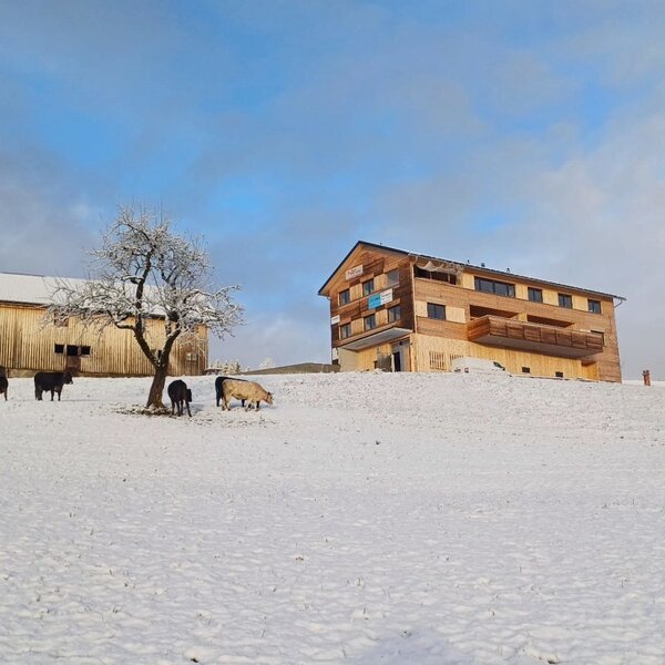 Ihr zu Hause auf Zeit in verschneiter Atmosphäre