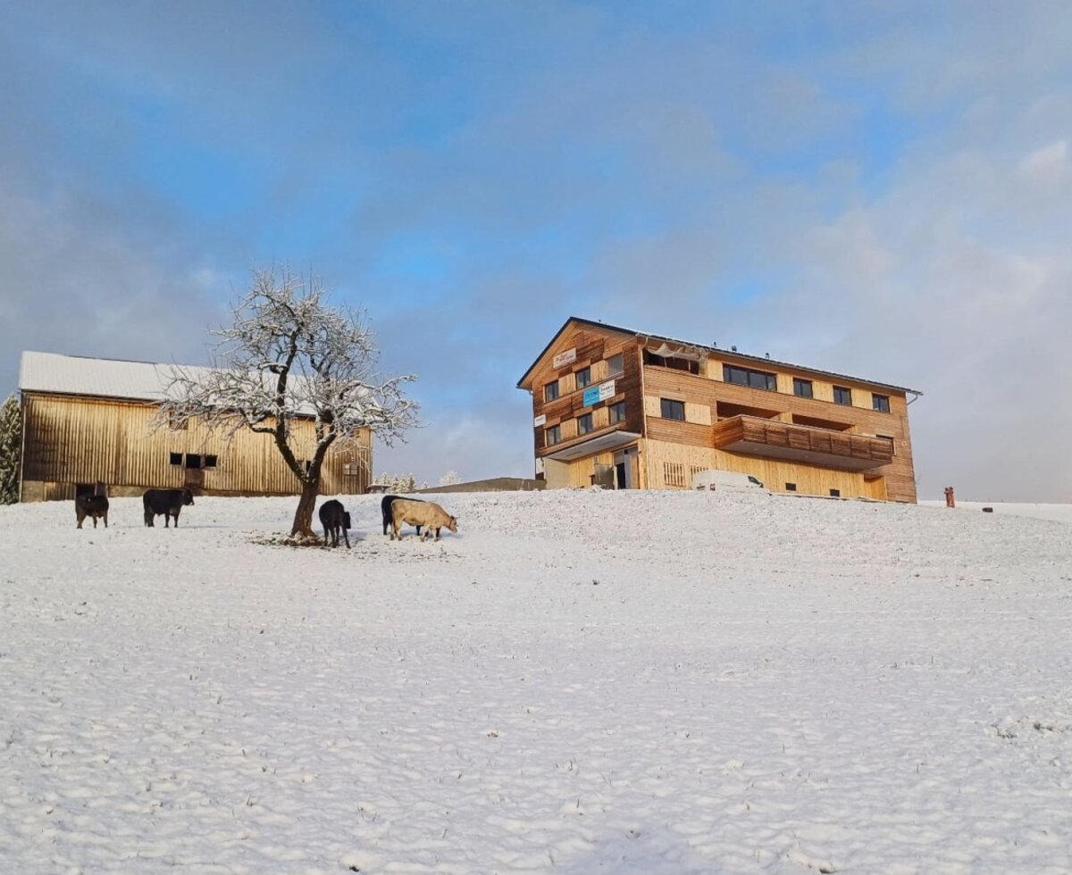 Ihr zu Hause auf Zeit in verschneiter Atmosphäre