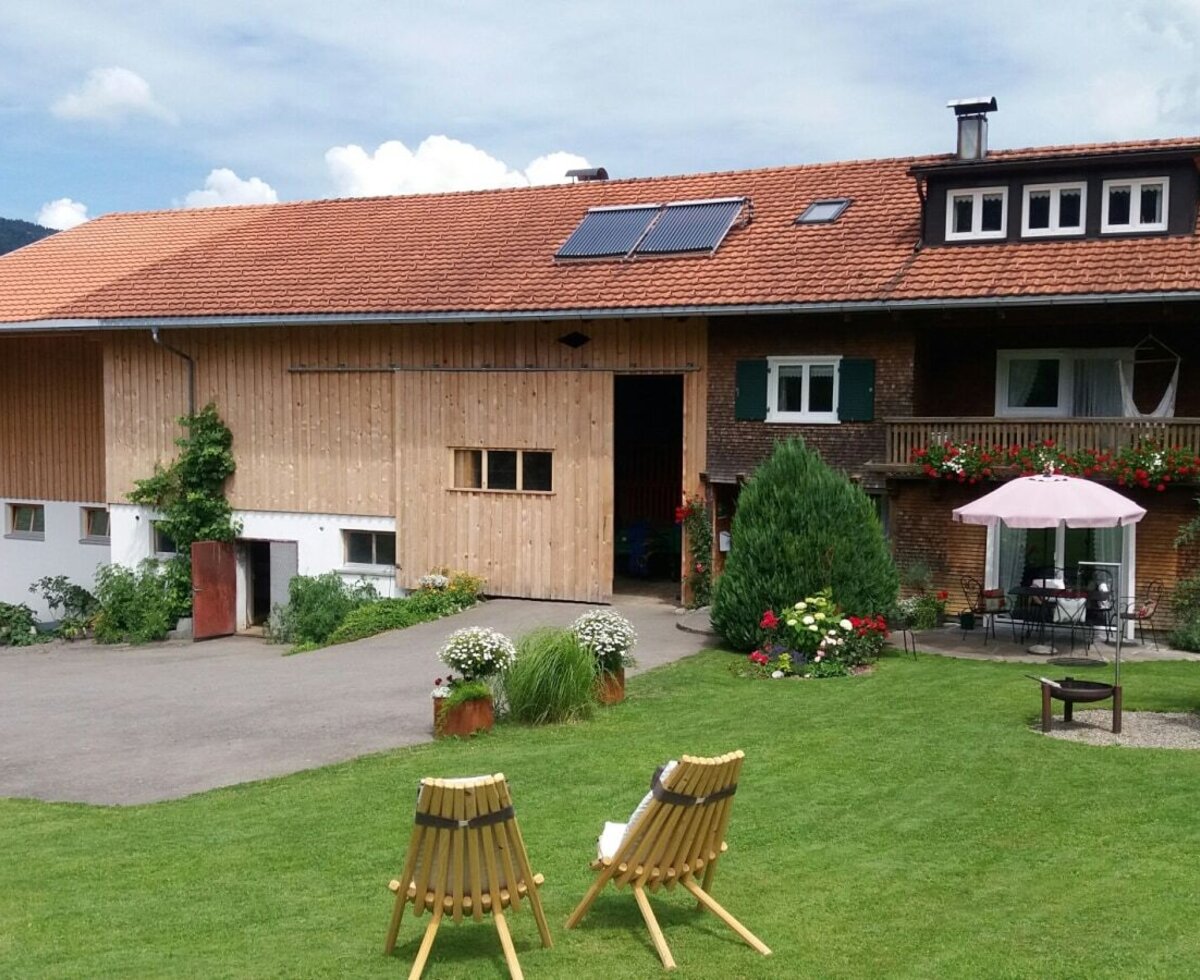 Wohnen Sie in den neuen Ferienwohnungen am Bauernhof im Bregenzerwald
