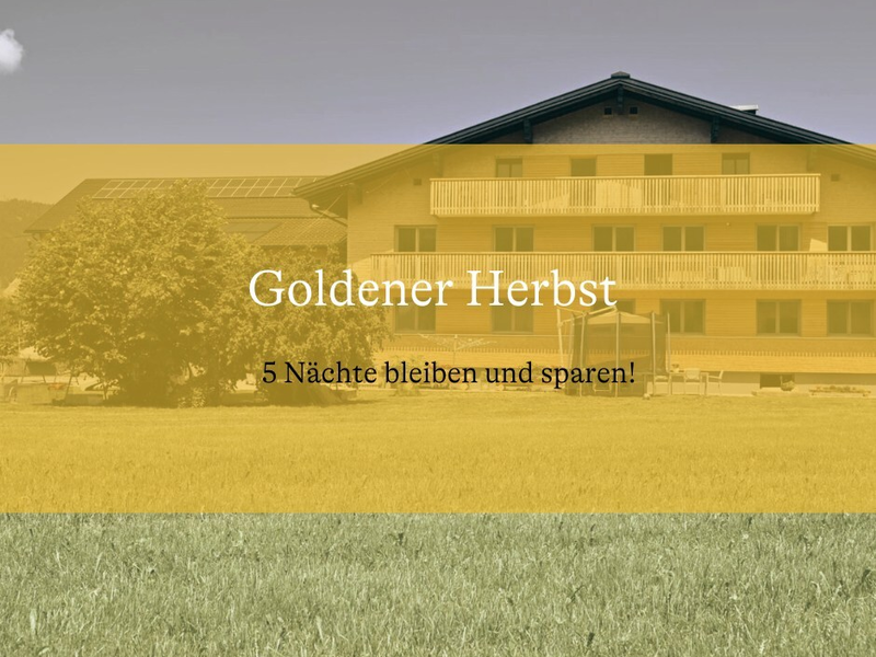 Angebot Goldener Herbst