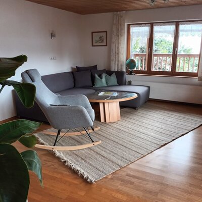 Bergblick Wohnung Wohnzimmer