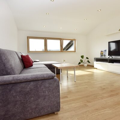 Wohnzimmer mit SAT/TV