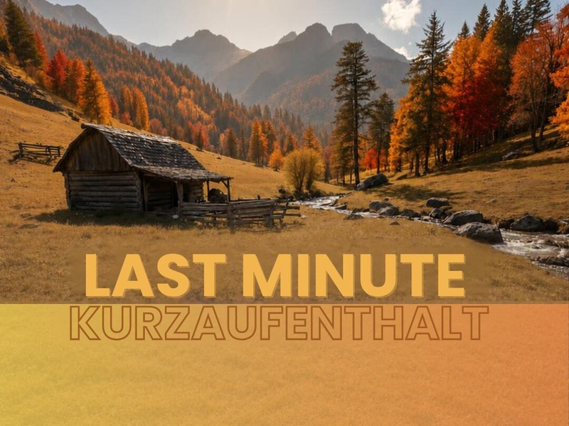 Kurzurlaub im Herbst für Spontane