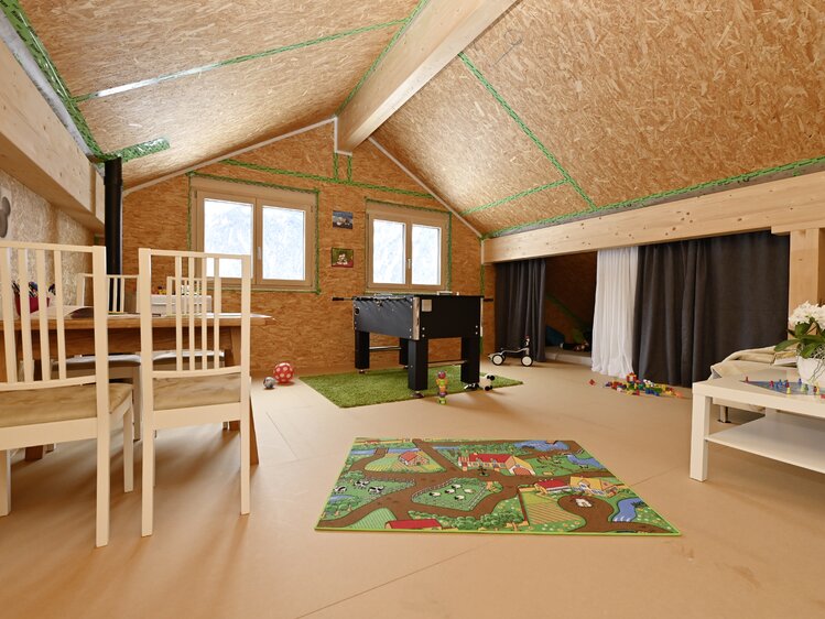 Spielzimmer im Dachgeschoss | © Andreas Künk