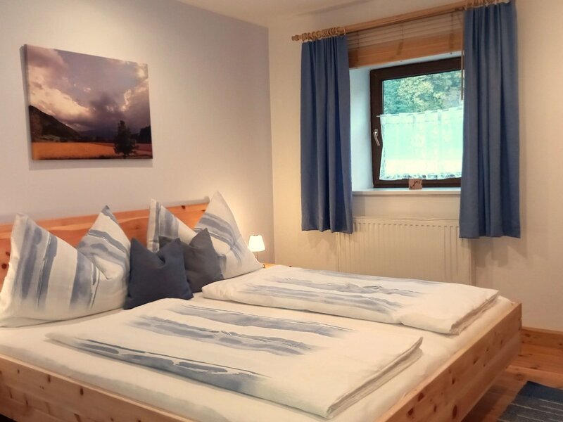 Schlafzimmer der Ferienunterkunft Grünberg